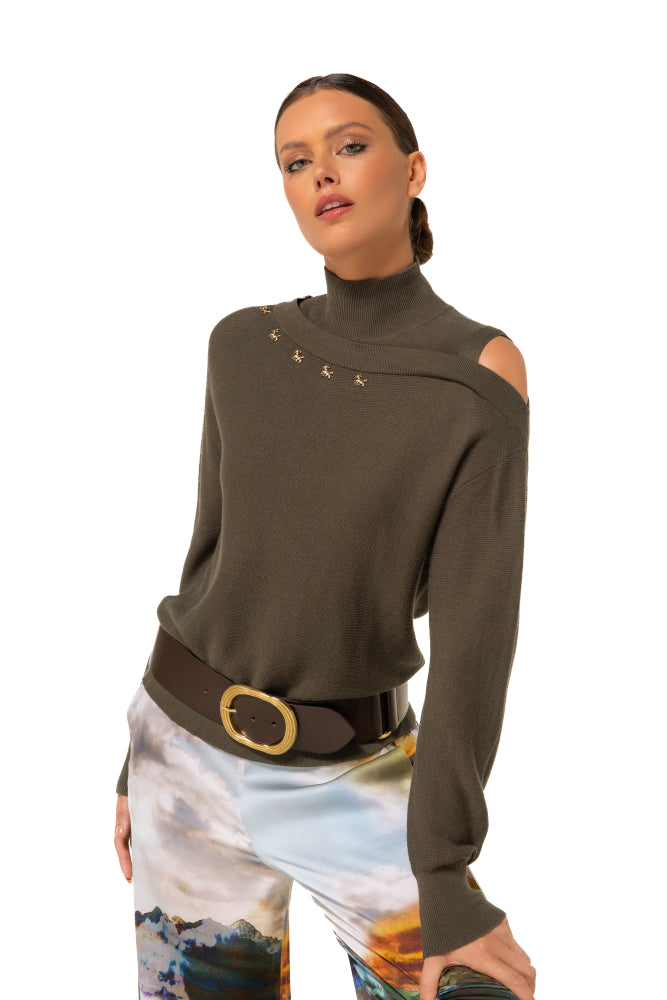 Pull Kaki Caroline Biss ( 4206/60 )