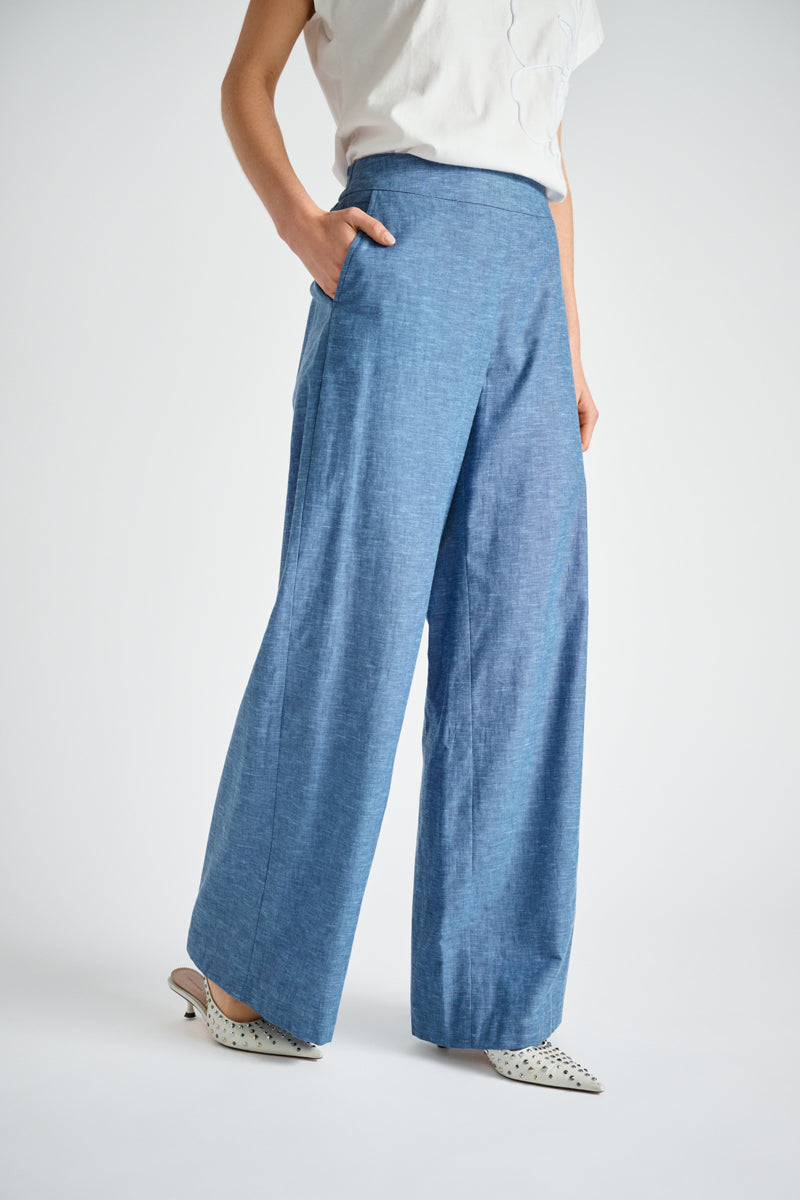 Broek Blauw Marie Mero ( Tr53L/189 )