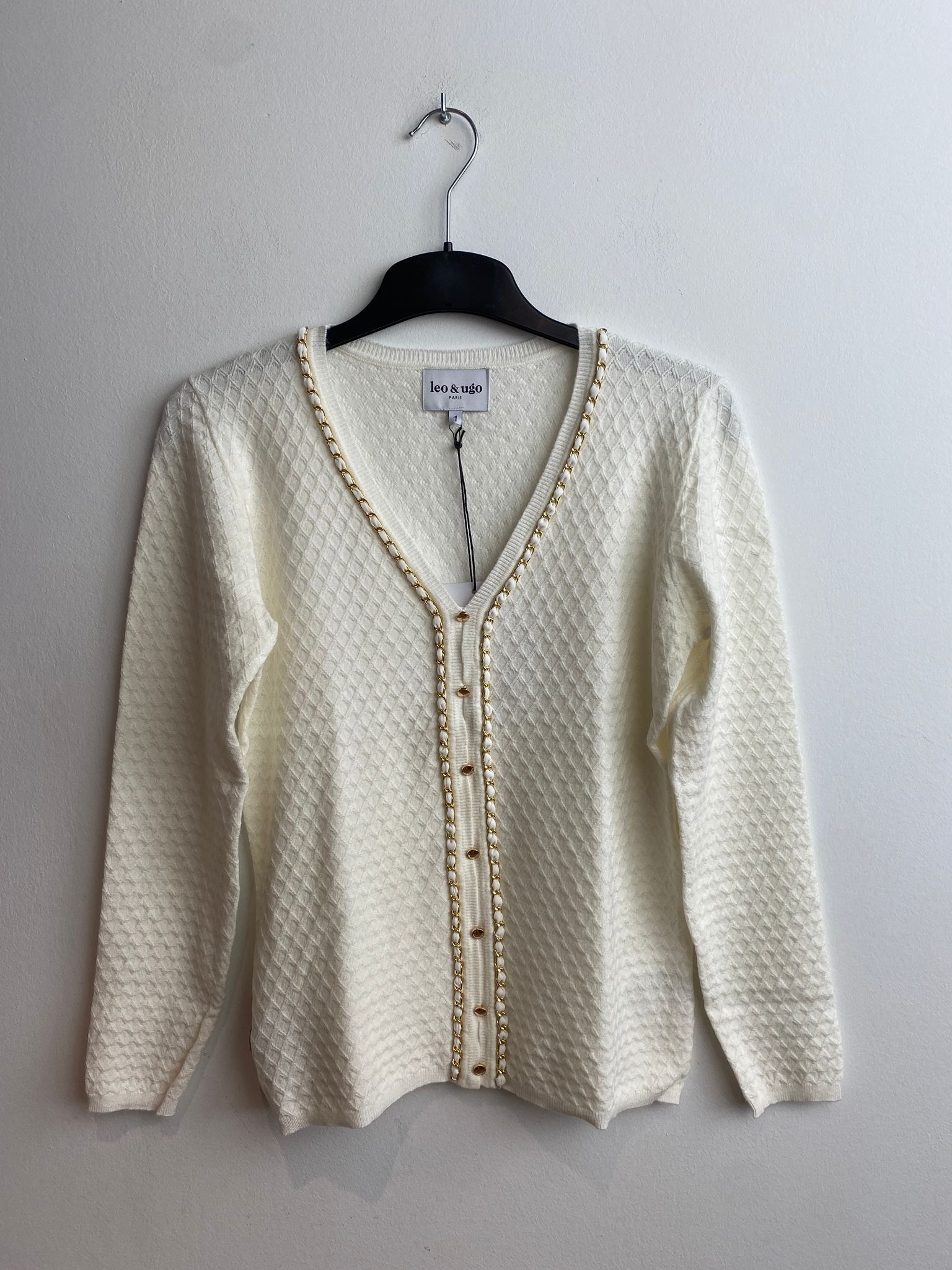 Pull blanc Leo &amp; Ugo (AW115/Offwhite)