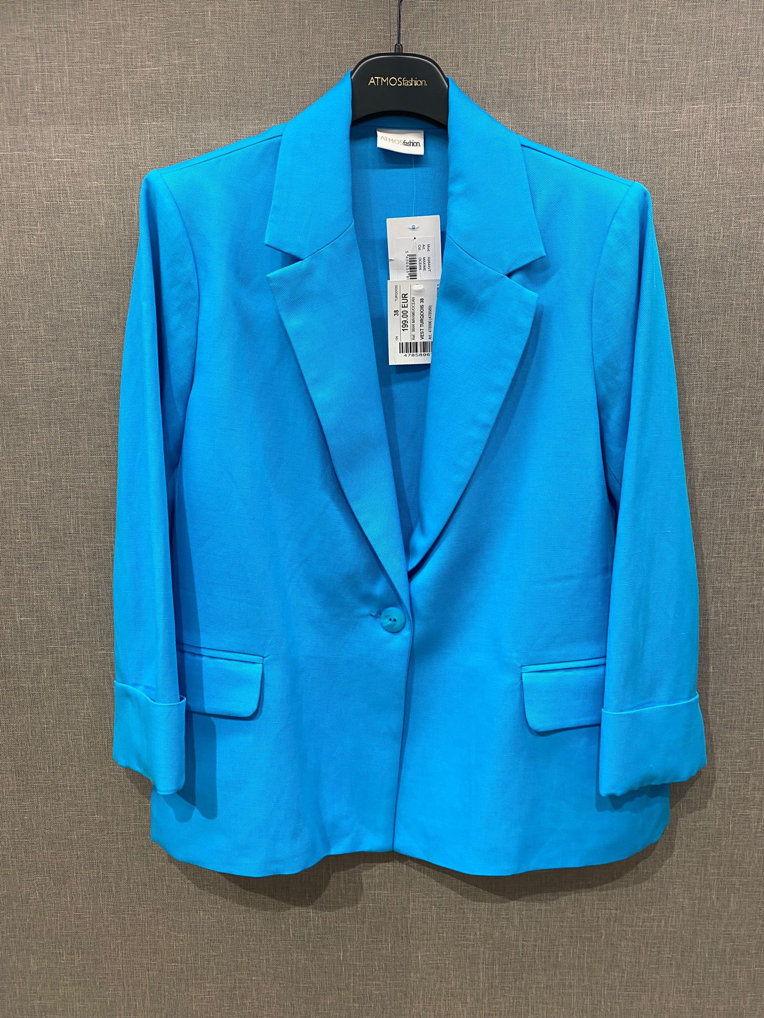 Cardigan Turquoise Atmos Fashion ( 9844 Maxme/Océan )