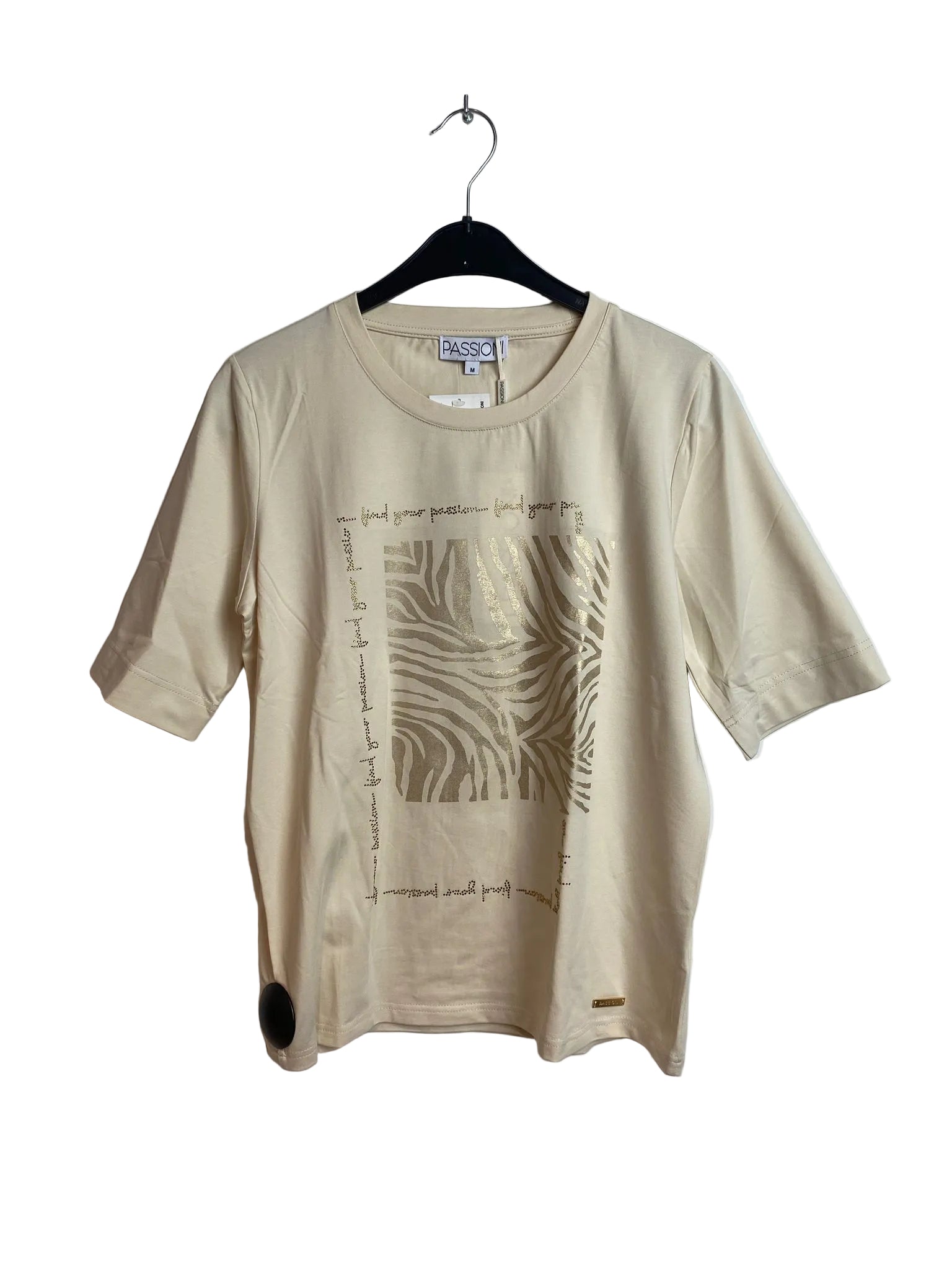 T-Shirt Beige Passioni ( 19076/Beige )