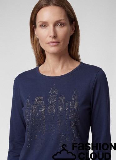 T-Shirt Bleu Corbeau ( 113313/7374 )