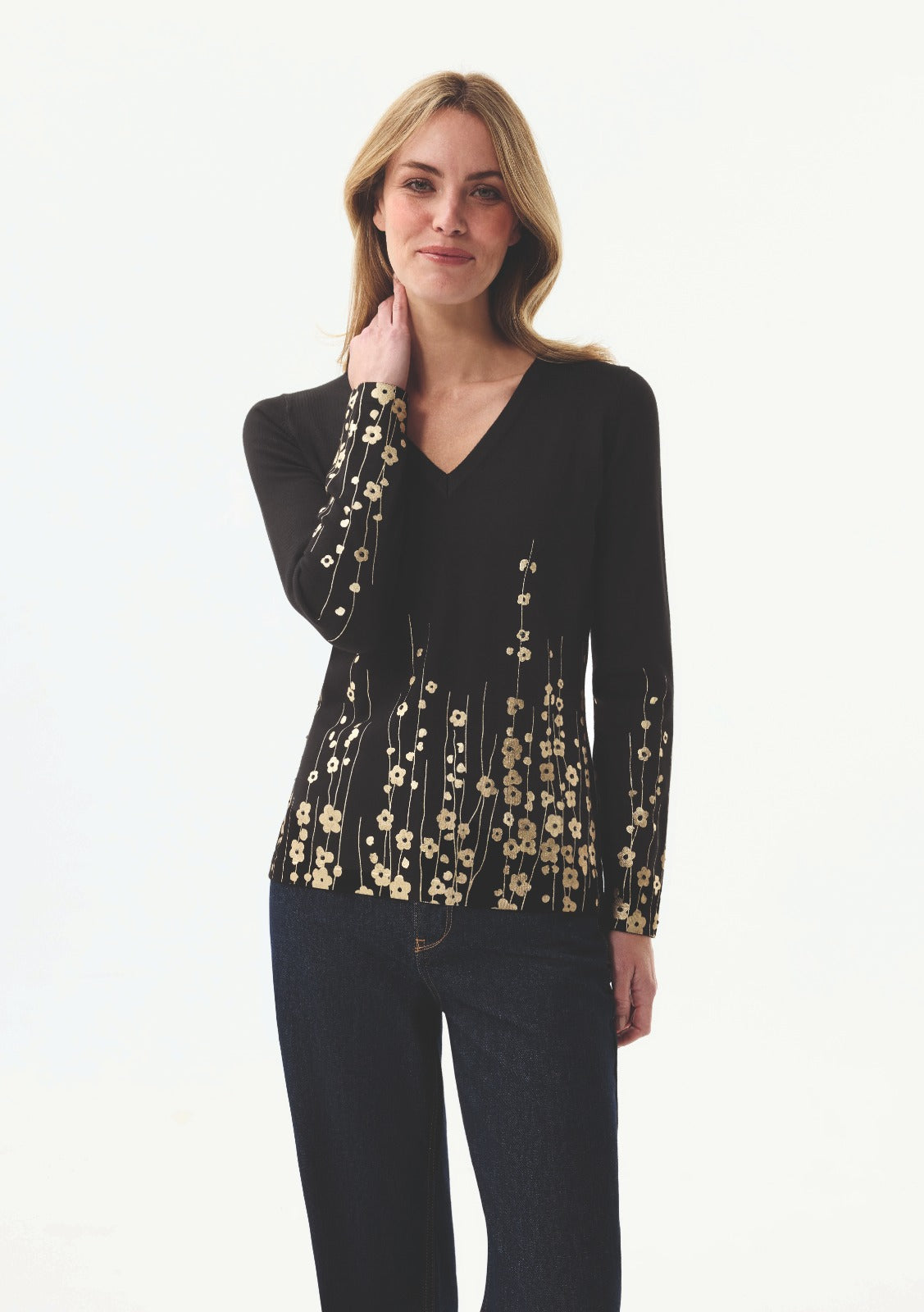Pull Zwart Leo & Ugo ( Aw154/Black/Gold )