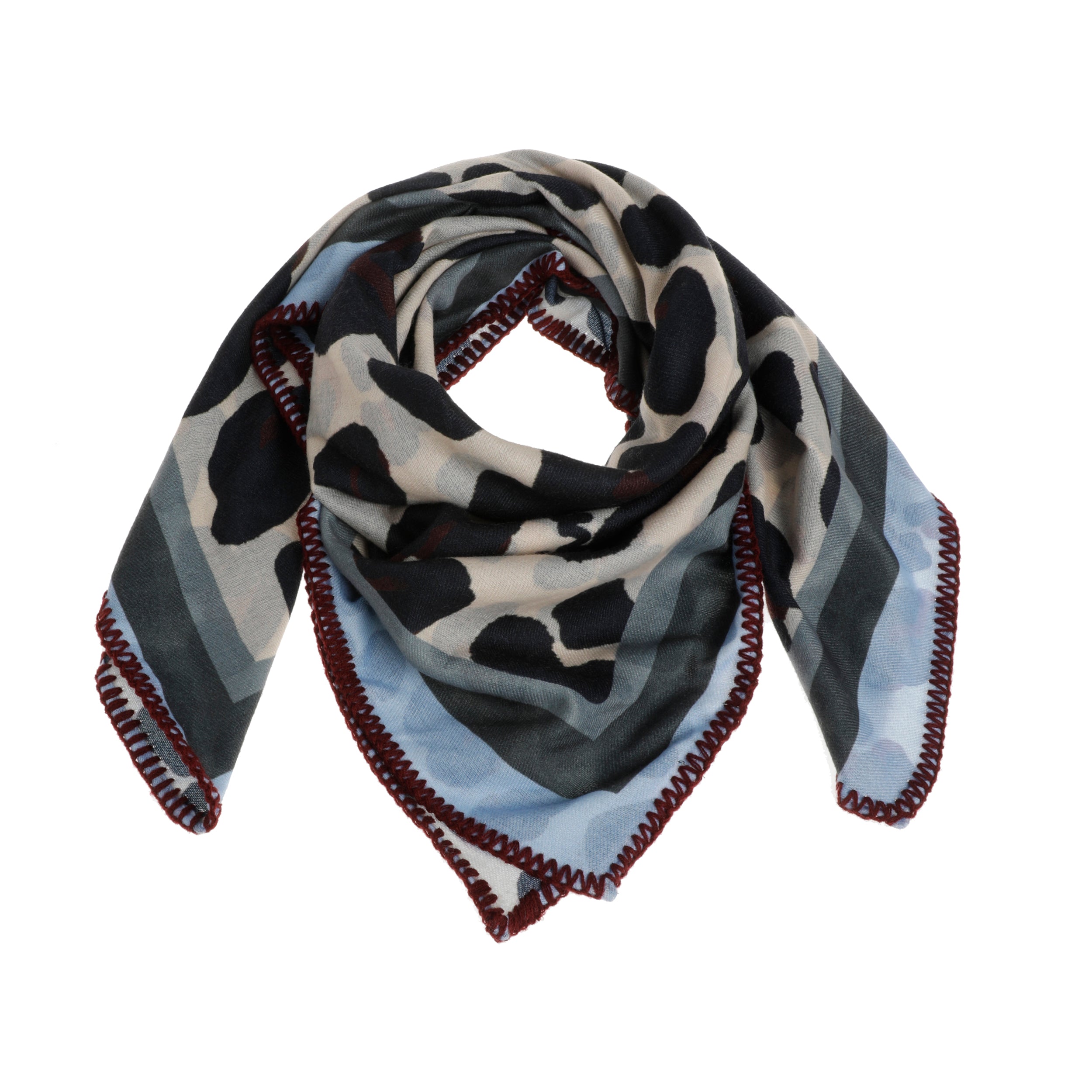 Sjaal Blauw Caroline Biss ( 4020/29 )