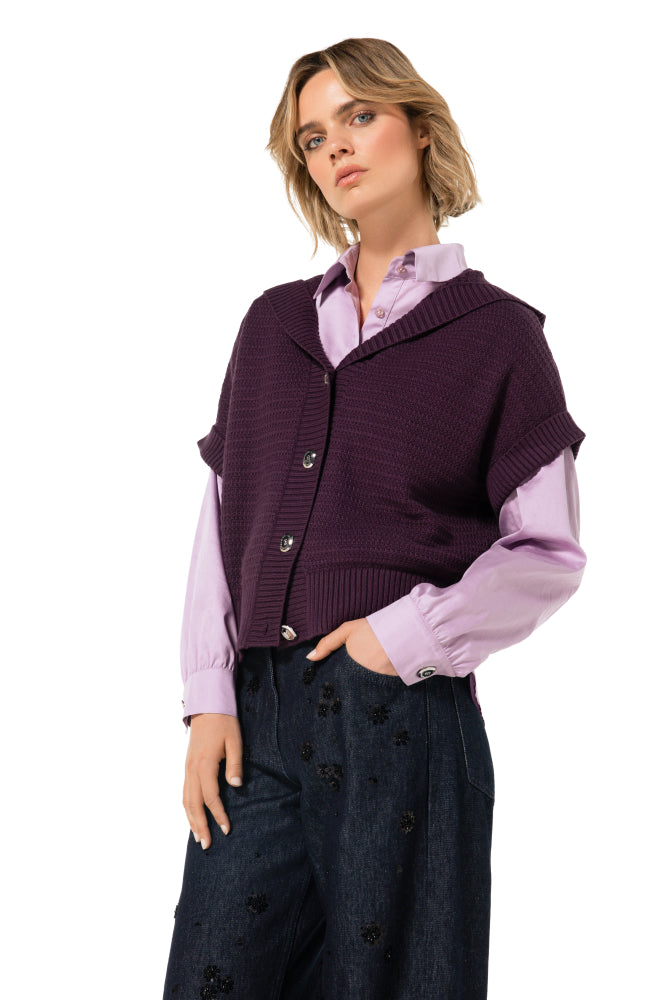 Gilet pull Violet Caroline Biss ( 4207/45 )