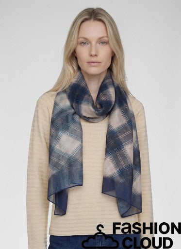 Sjaal  Blauw Rabe ( 113940/7639 )