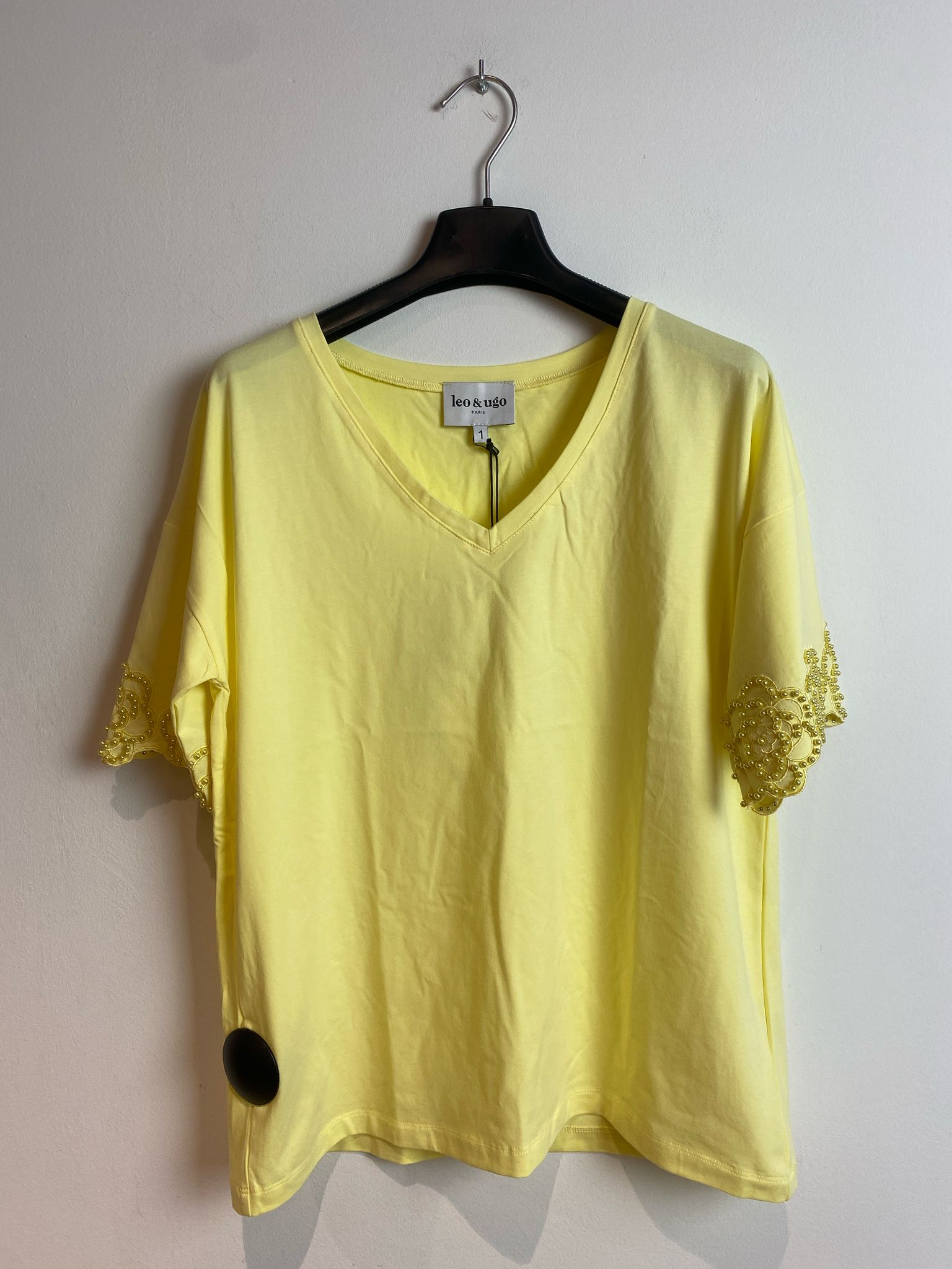 T-Shirt Geel Leo & Ugo ( Tej767/Yellow )