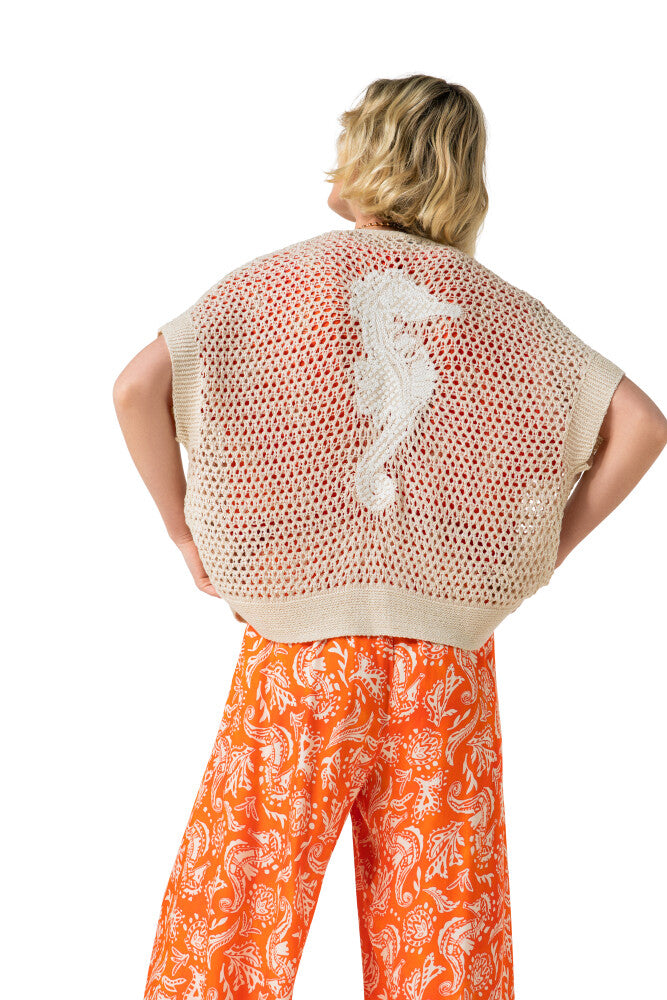 Poncho Ecru Caroline Biss ( 3229/94 )