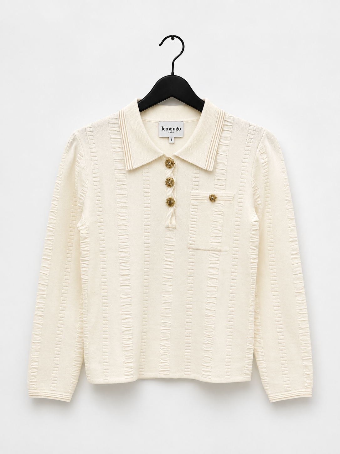 Pull Ecru Leo & Ugo ( Gh382/Offwhite )