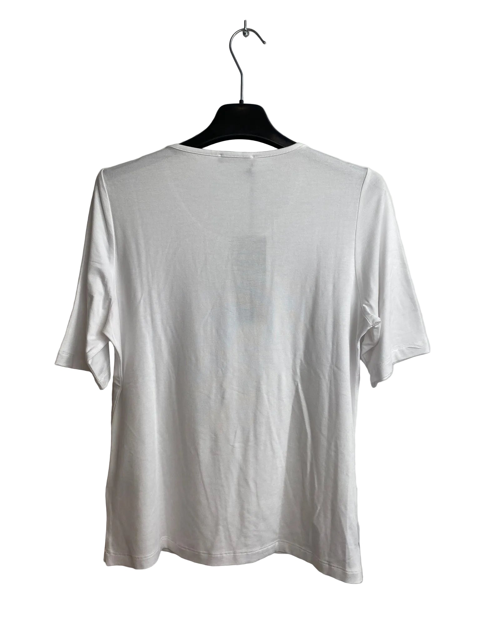 T-Shirt Wit Gollehaug ( 23203/100 )