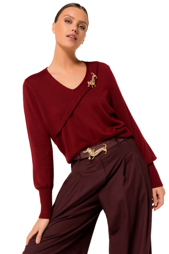 Pull Bordeaux Caroline Biss ( 4208/53 )