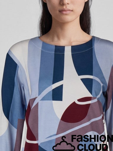 T-Shirt Bleu Corbeau ( 114368/7305 )