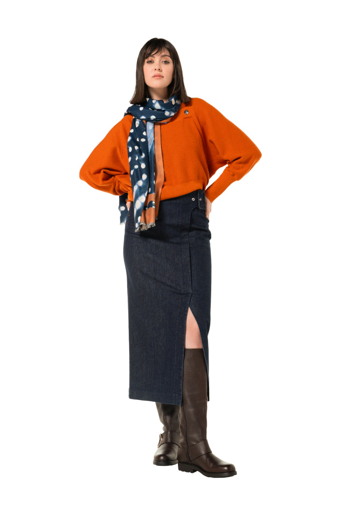 Sjaal Blauw Caroline Biss ( 4023/29 )