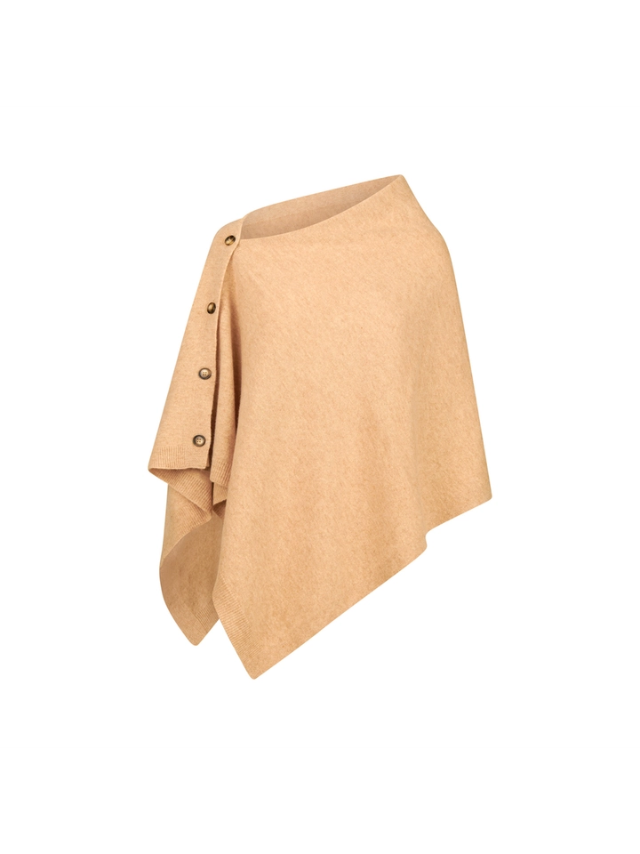 Poncho Beige Les Cordes ( LCPONCHO2 )