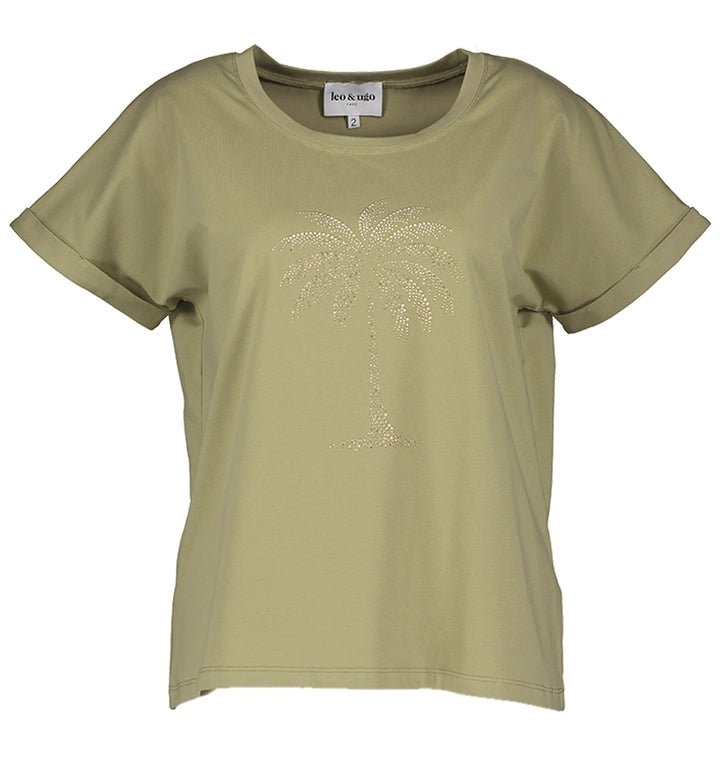 T-Shirt Kaki Léo & Ugo (Tej987/Kaki)