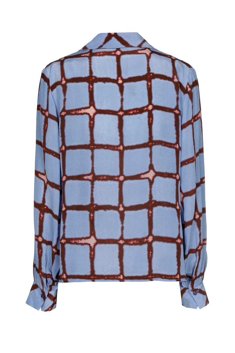 Chemisier Bleu Pâle Marie Mero ( Tb04/716 )