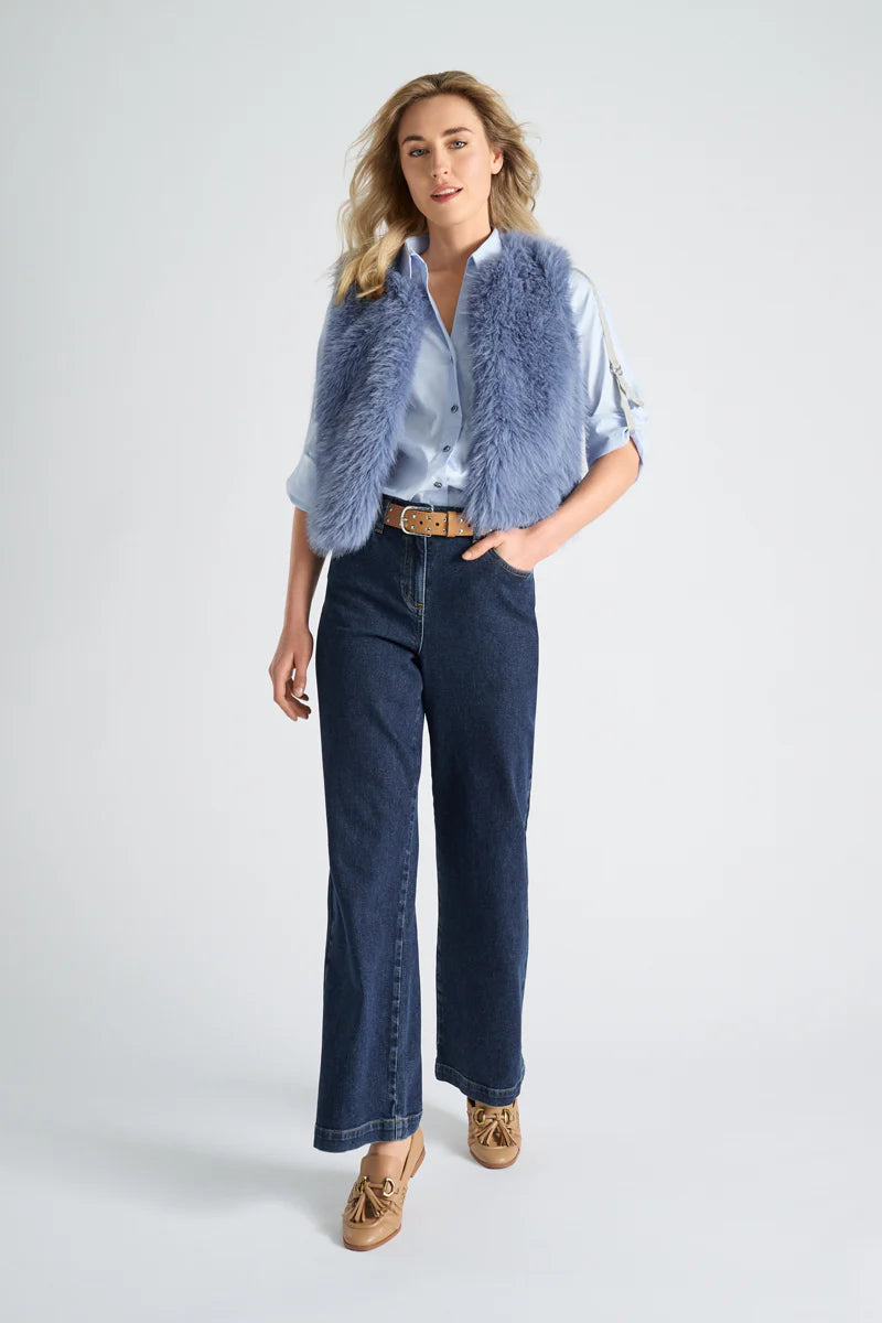 Giletvest Bleekblauw Marie Mero ( Wa01/815 )