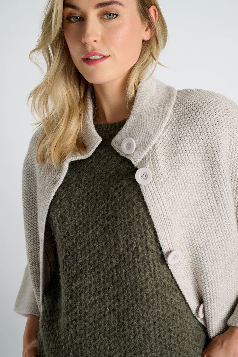 Poncho Beige Marie Mero ( Cp72/Vis )