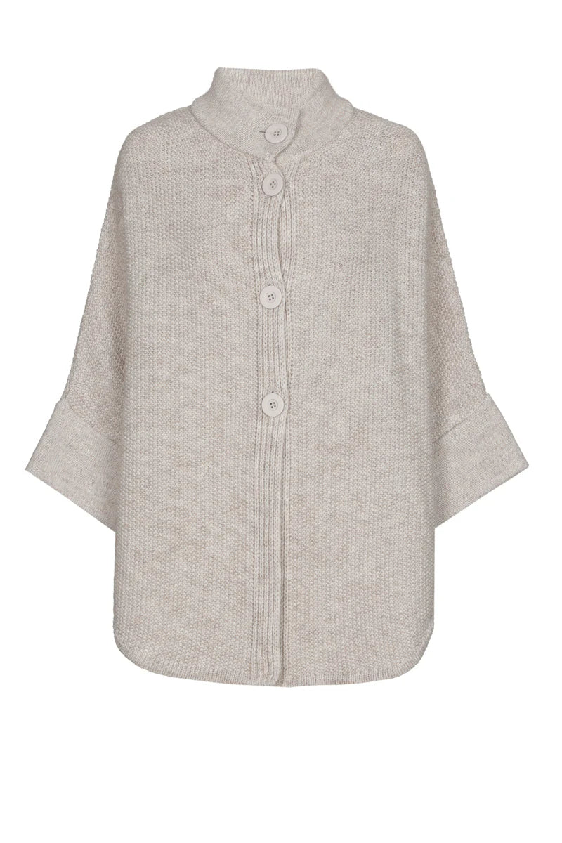 Poncho Beige Marie Mero ( Cp72/Vis )