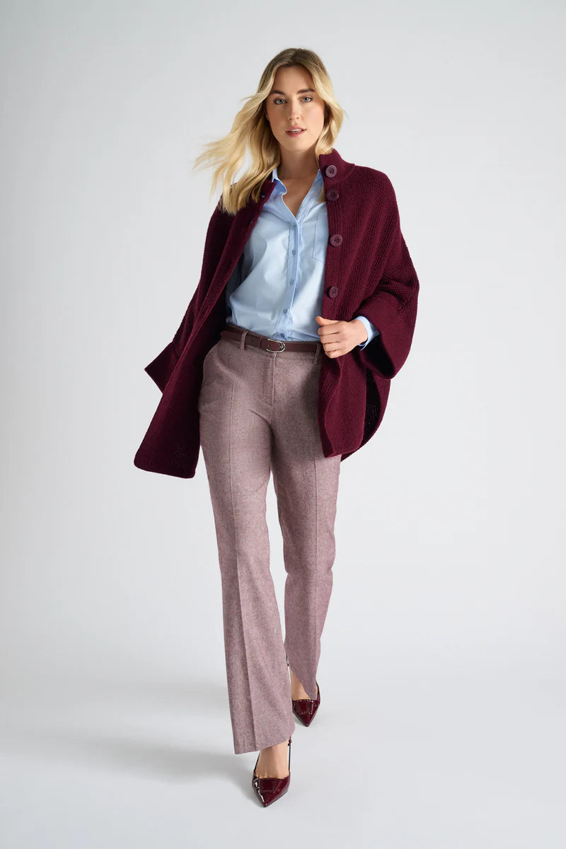 Poncho Bordeaux Marie Mero ( Cp72/Win )