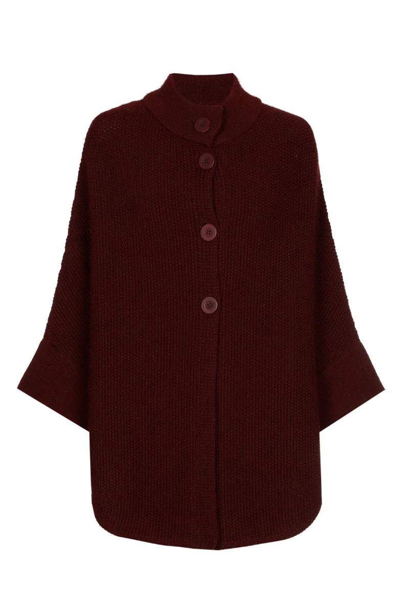 Poncho Bordeaux Marie Mero ( Cp72/Win )