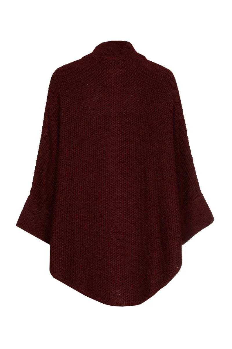 Poncho Bordeaux Marie Mero ( Cp72/Win )