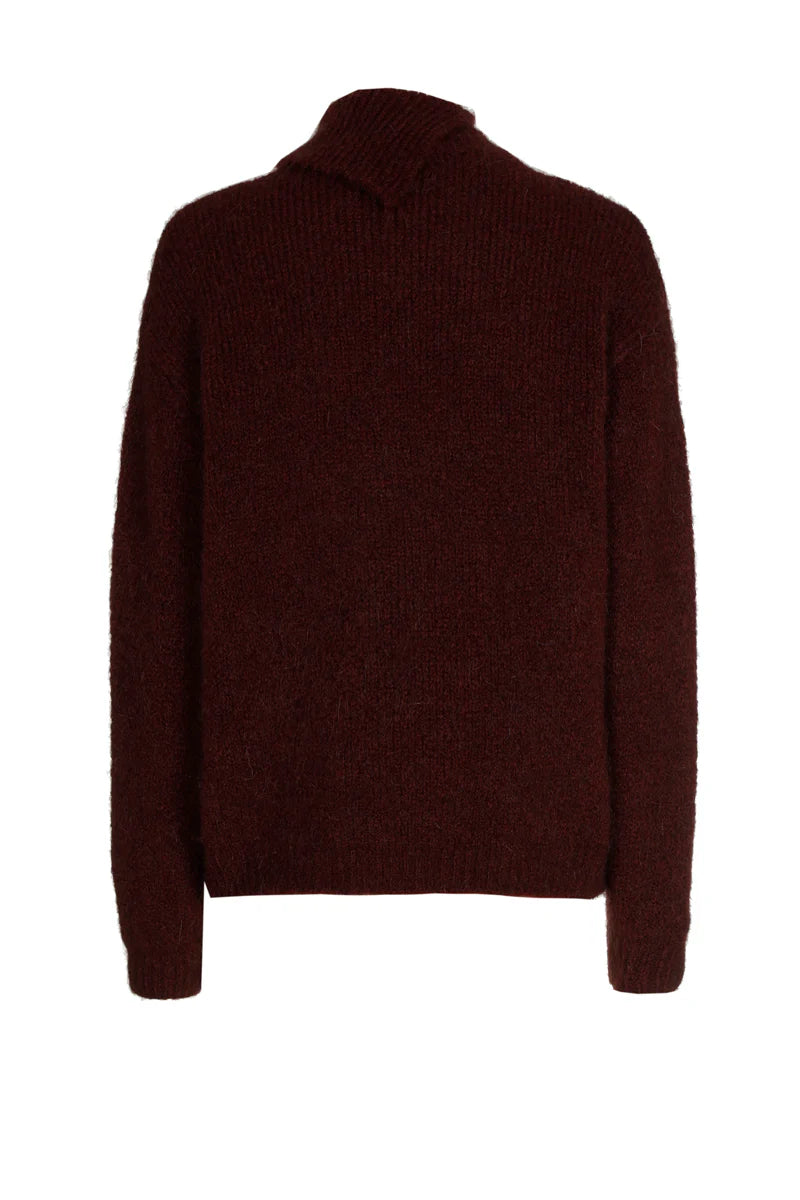 Pull Bordeaux Marie Mero ( Pu19/Win )