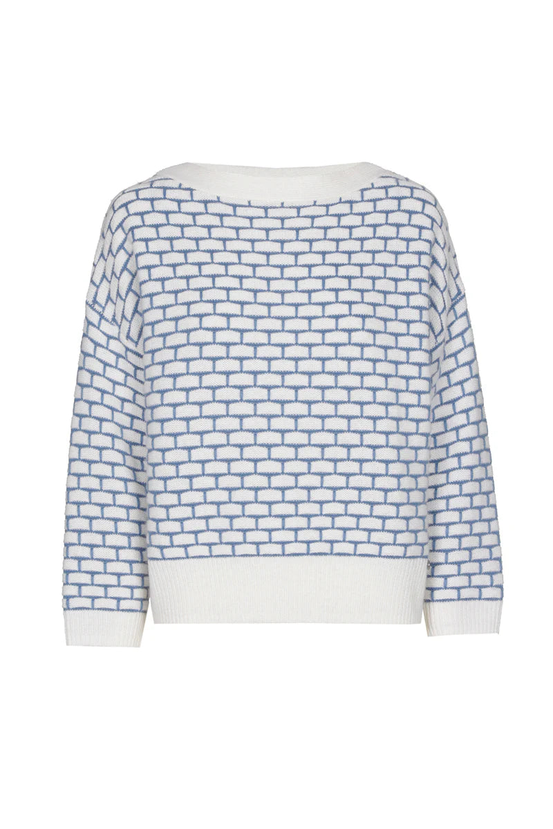 Pull Blauw Marie Mero ( Pu35/Cre+Jea )