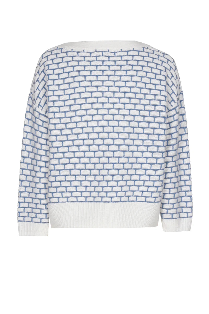 Pull Blauw Marie Mero ( Pu35/Cre+Jea )