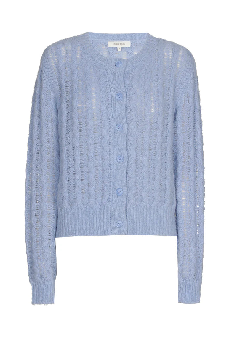 Pull gilet bleu pâle Marie Mero ( Ca55/Air )