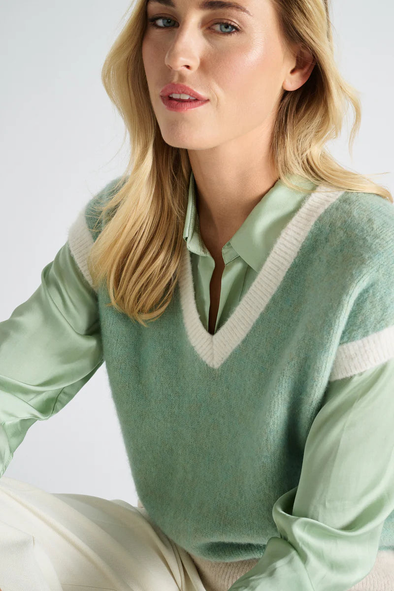 Pull Vert Marie Mero (Pu97/Grn+Cre)