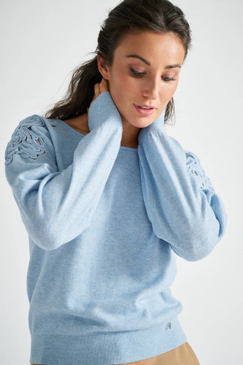 Pull Bleekblauw Marie Mero ( Pu92/Sky )
