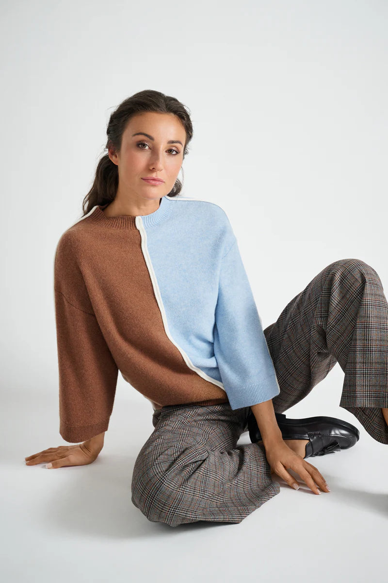 Pull Beige Marie Mero ( Pu70/Cog+Sky )