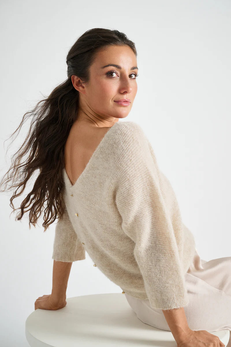Pull Beige Marie Mero ( Pu12/Ivo )