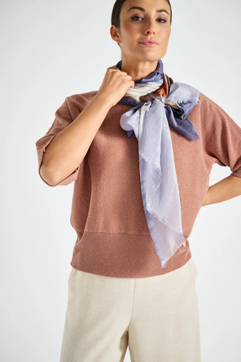 Sjaal Blauw Marie Mero ( sc52/Cog+Jea )