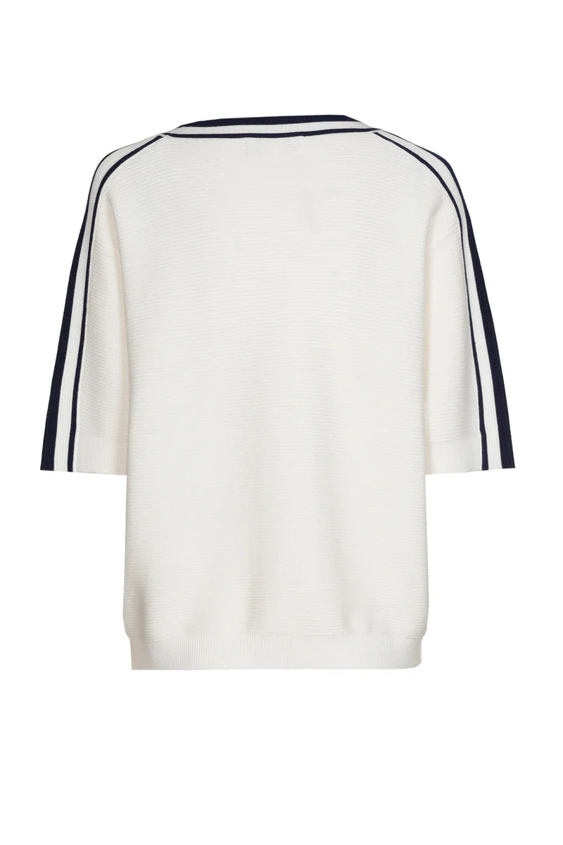 Pull Ecru Marie Mero ( Pu51/Cre+Nav )