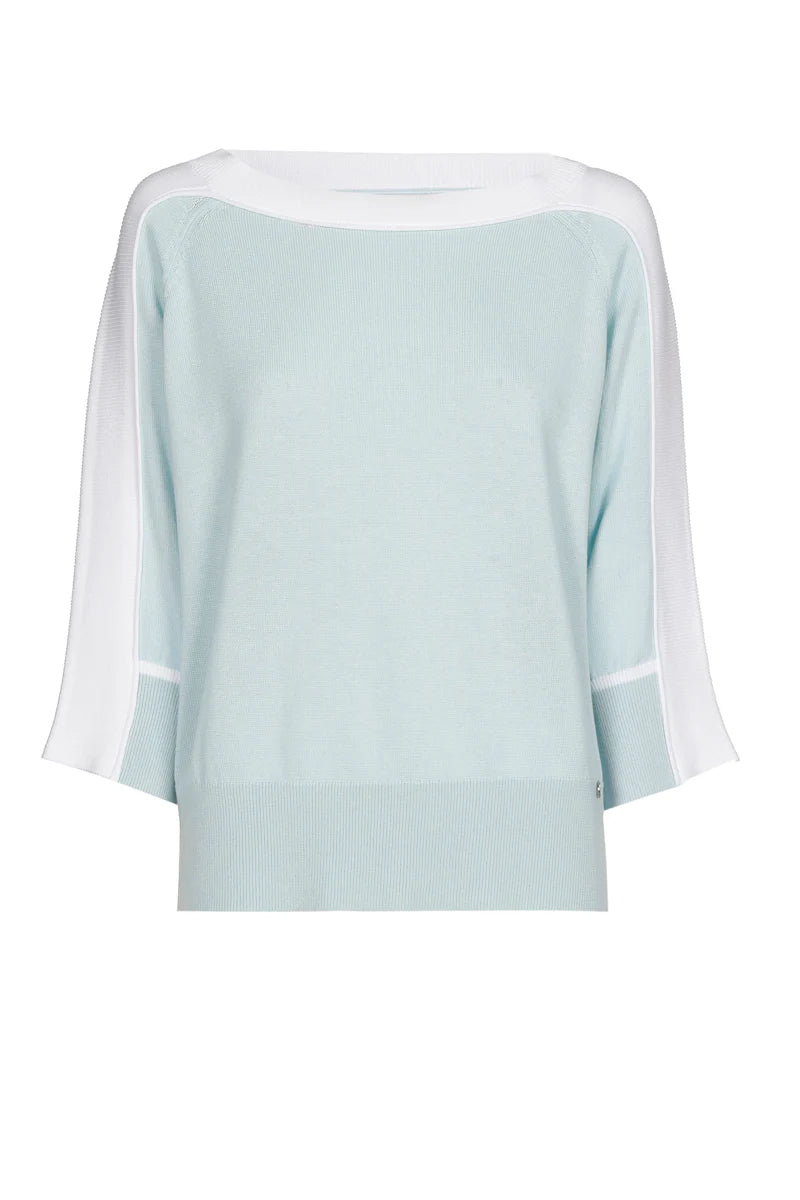 Pull Turqoois Marie Mero ( Pu32/Tur+Whi )
