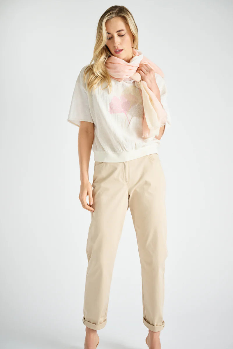 Bloes Beige Marie Mero ( Ts68/Cre+Pin+Yel )