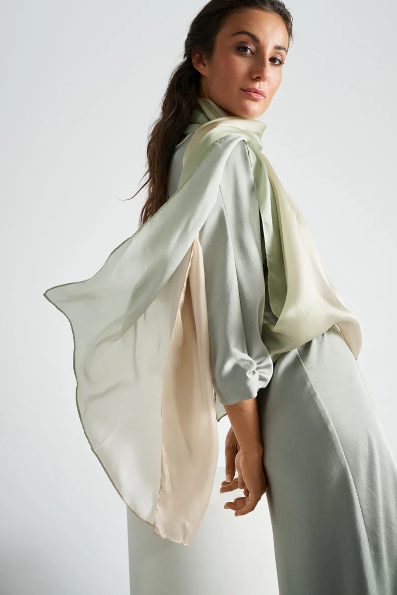 Sjaal Groen Marie Mero ( Sc92/Jad )