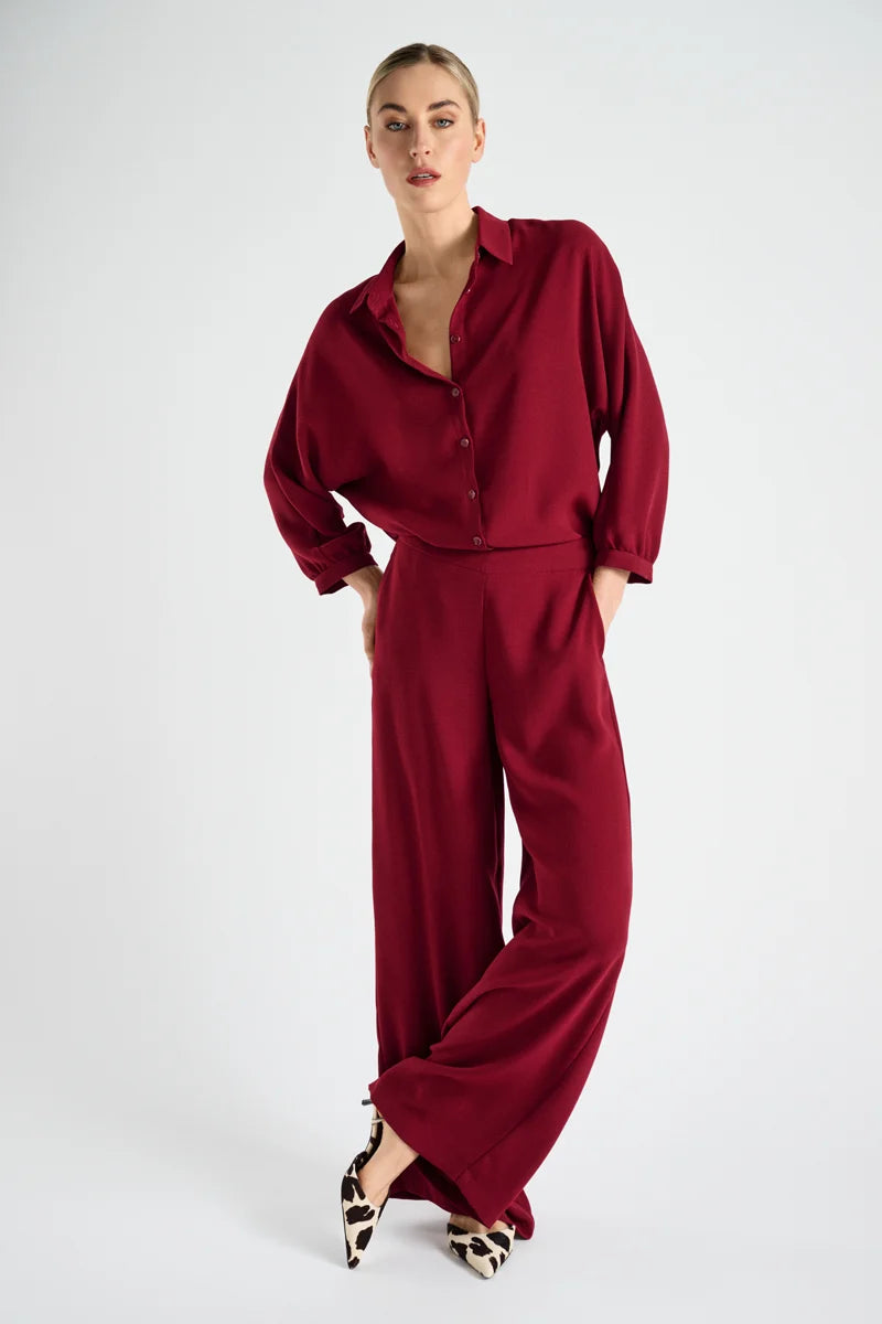 Broek Bordeaux Marie Mero ( Tr53L/132 )
