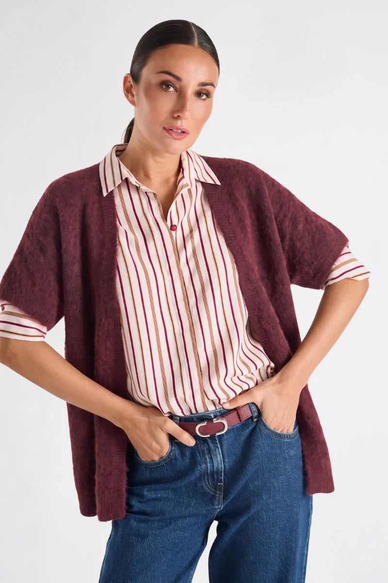 Giletpull Bordeaux Marie Mero ( Ca63/Mer )
