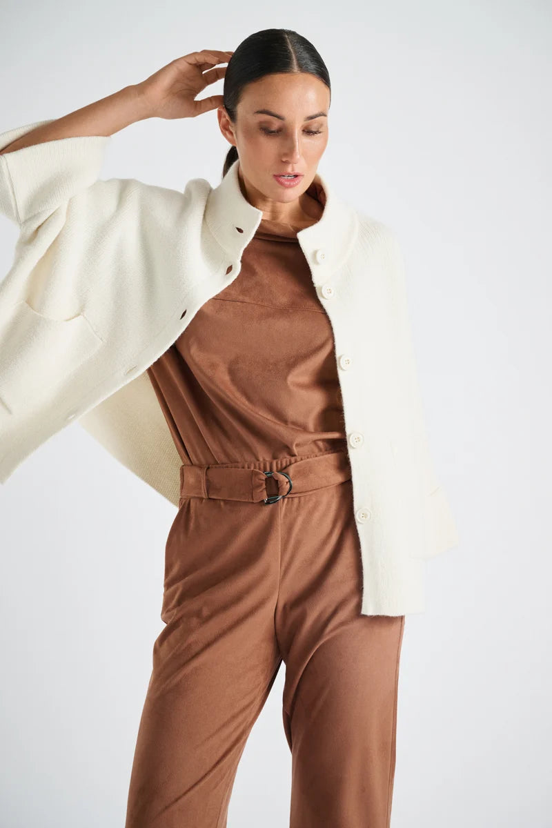 Gilet pull écru Marie Mero (Cp72/Cre)