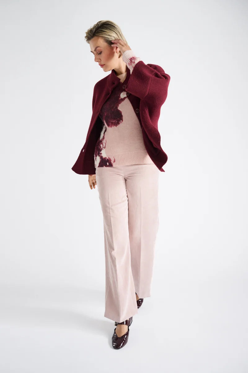 Pull Bordeaux Marie Mero ( Pu49/Ros )