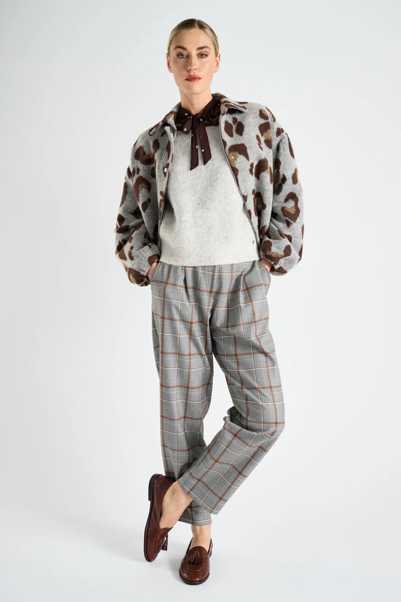 Pull gris Marie Mero (Pu82/Sil+Bro+Gre)