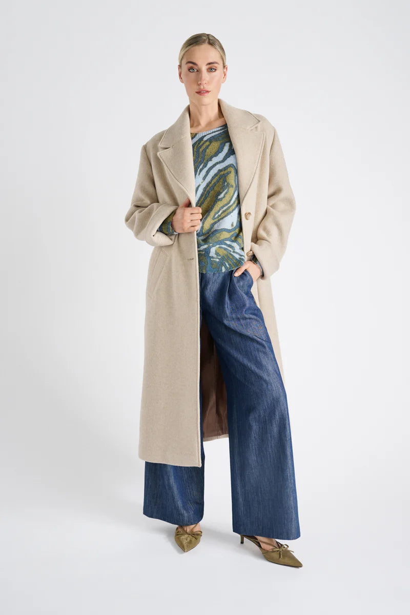 Pull Groen Marie Mero ( Pu48/Den+Oli+Sky )