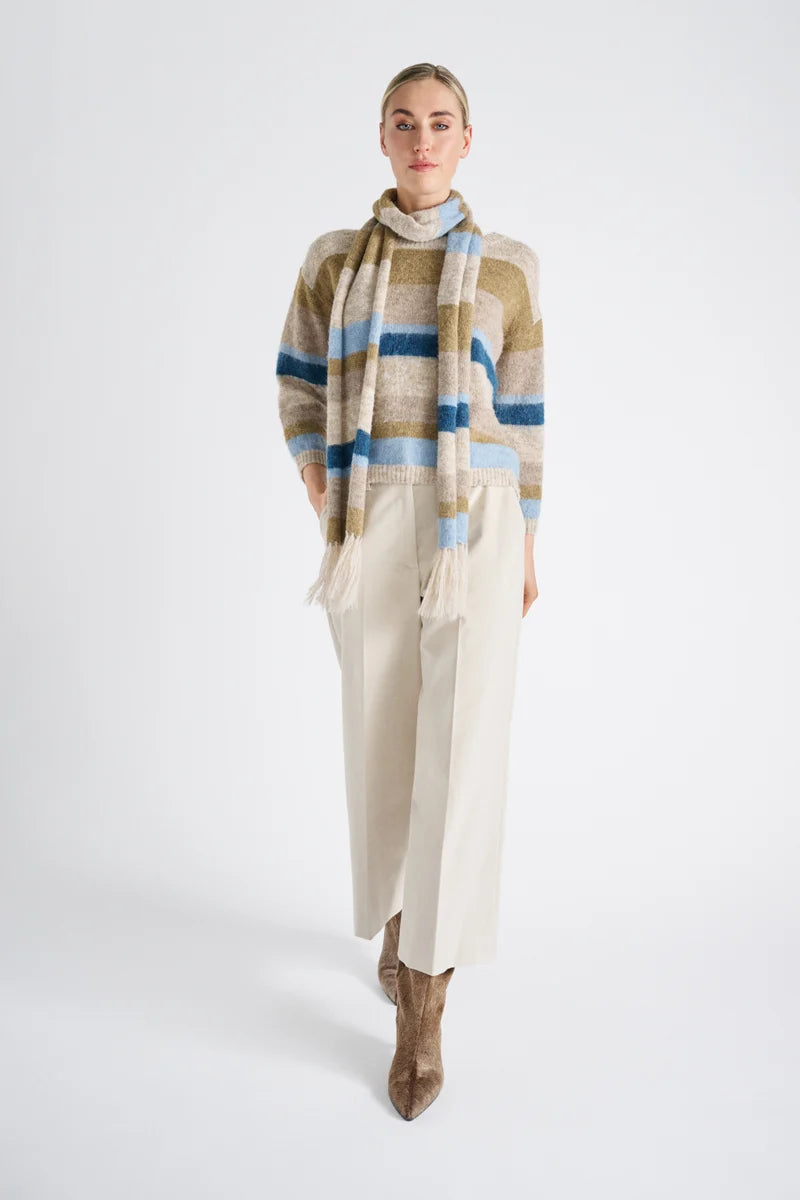 Pull bleu Marie Mero ( Pu71/Mos+Sky+Den )