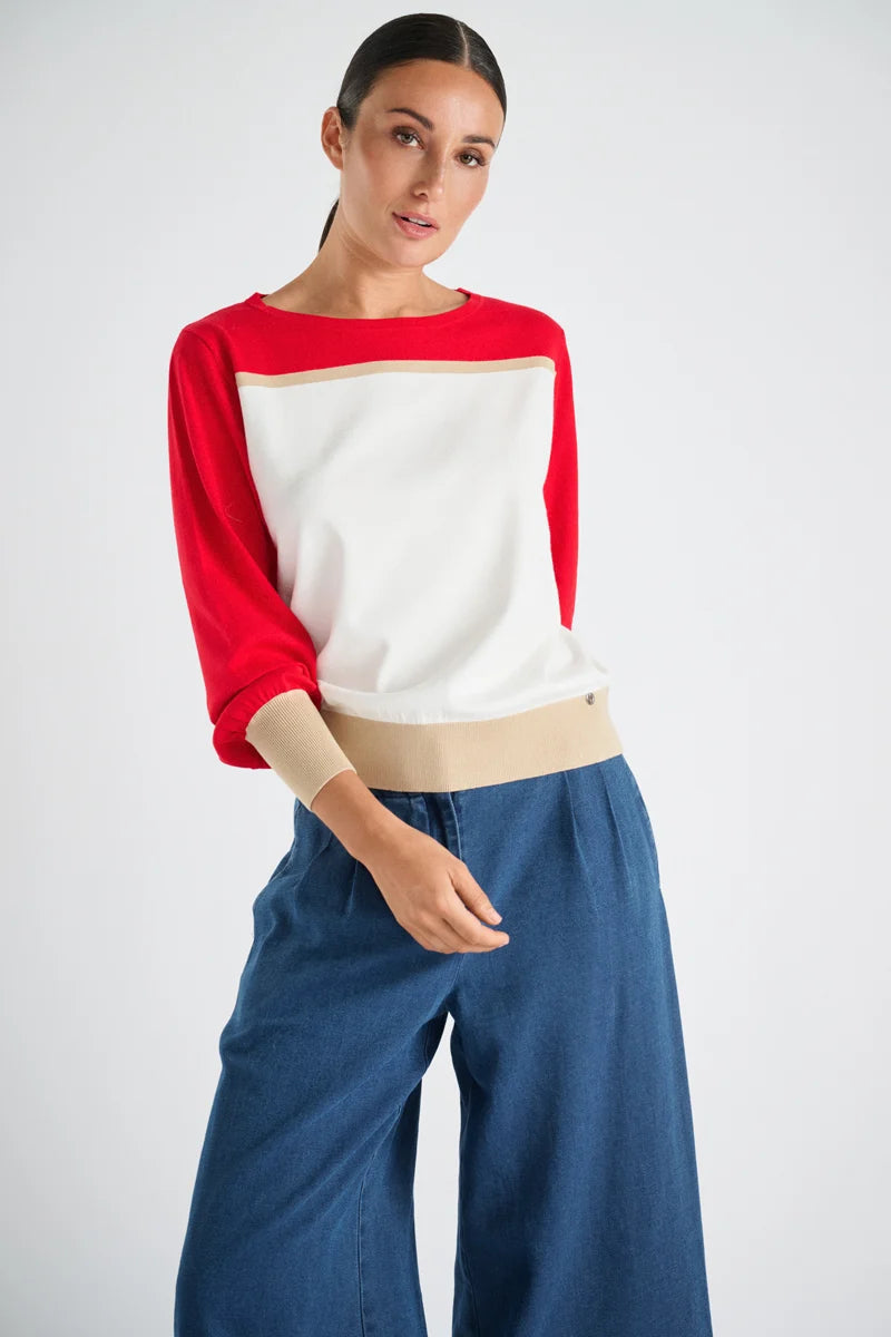 Pull Rood Marie Mero ( Pu11/Cre+Red+Bei )