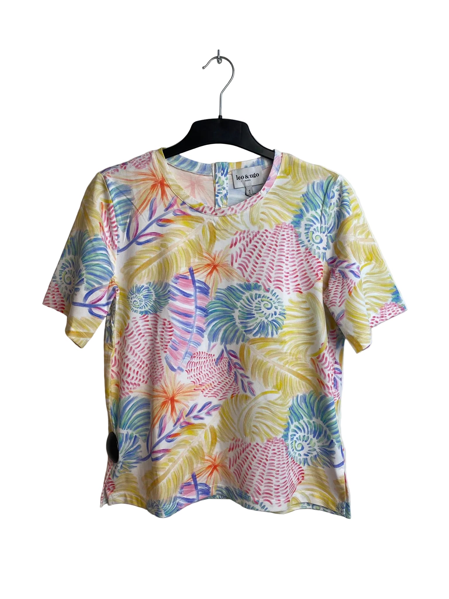 T-shirt jaune Leo & Ugo (Tep477)