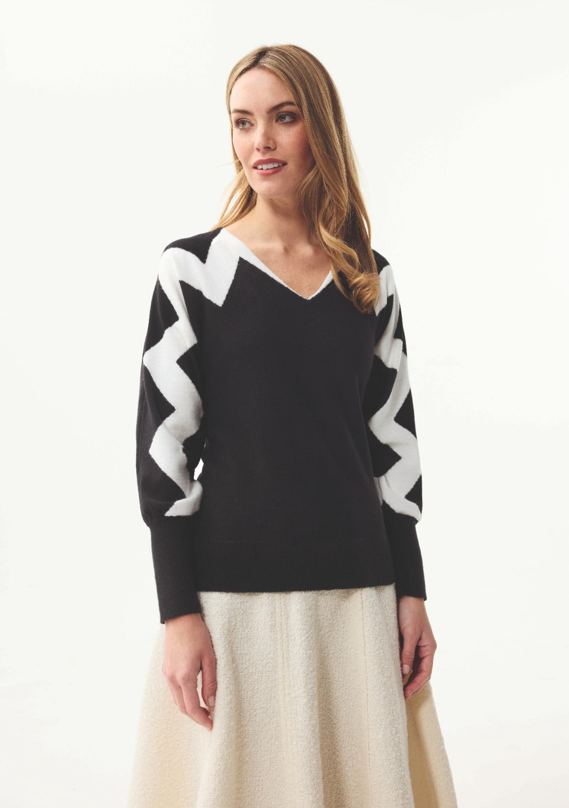 Pull Zwart Leo & Ugo ( Aw175/Black/White )