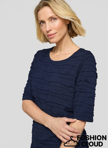 T-Shirt Marine Rabe ( 121302/6374 )